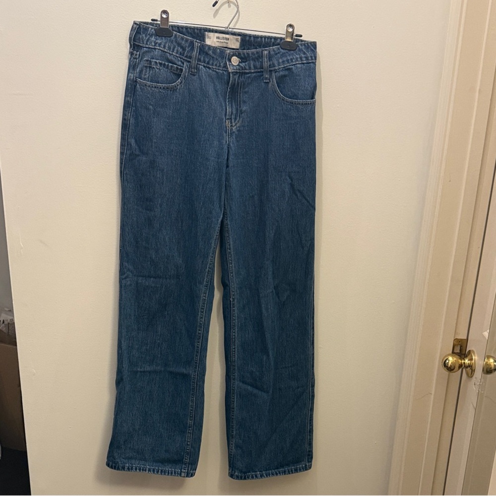 Hollister is rise baggy jeans